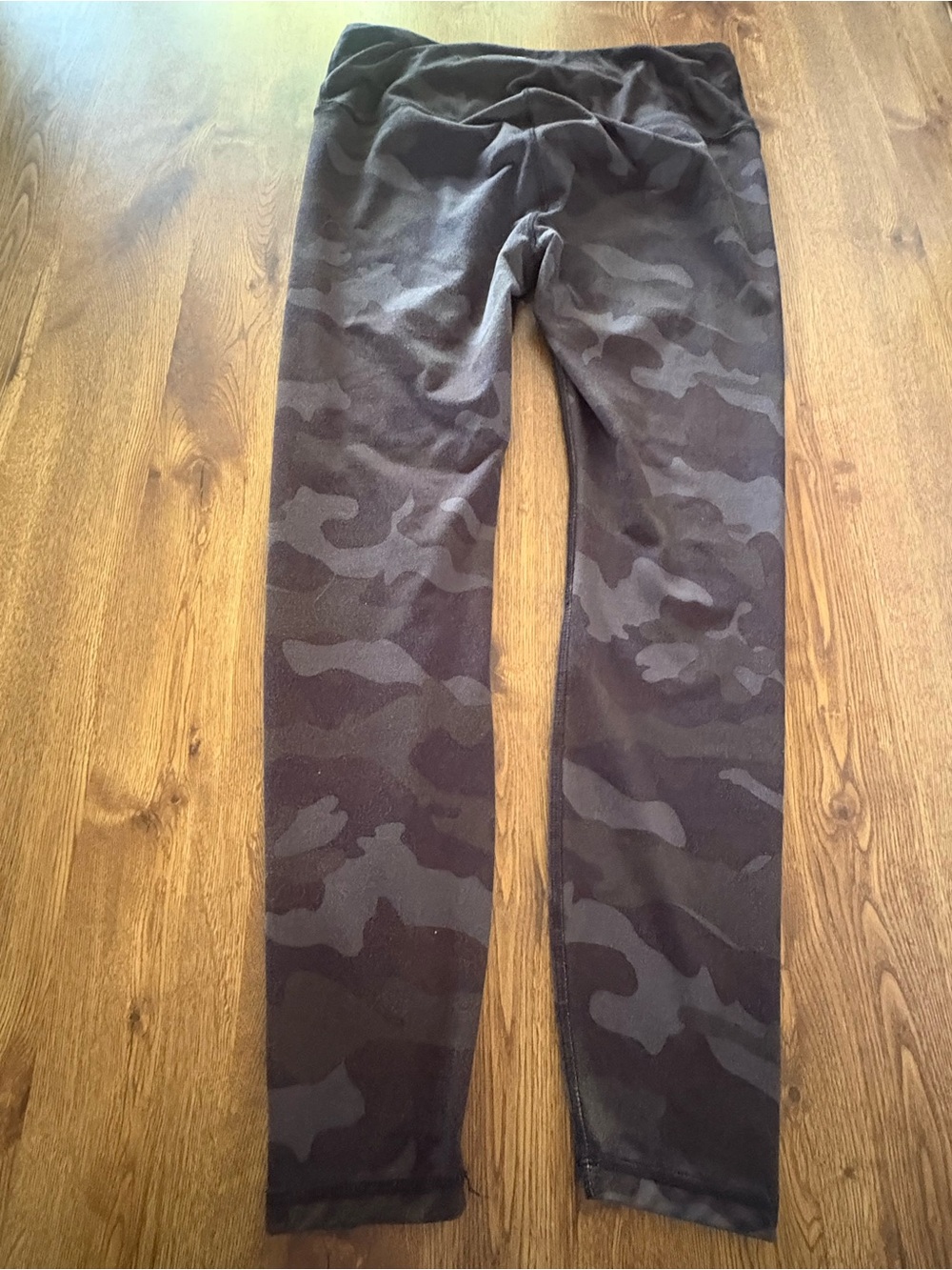 RBX Black & Dark Gray Camouflage Performance Leggings Ladies Size Large